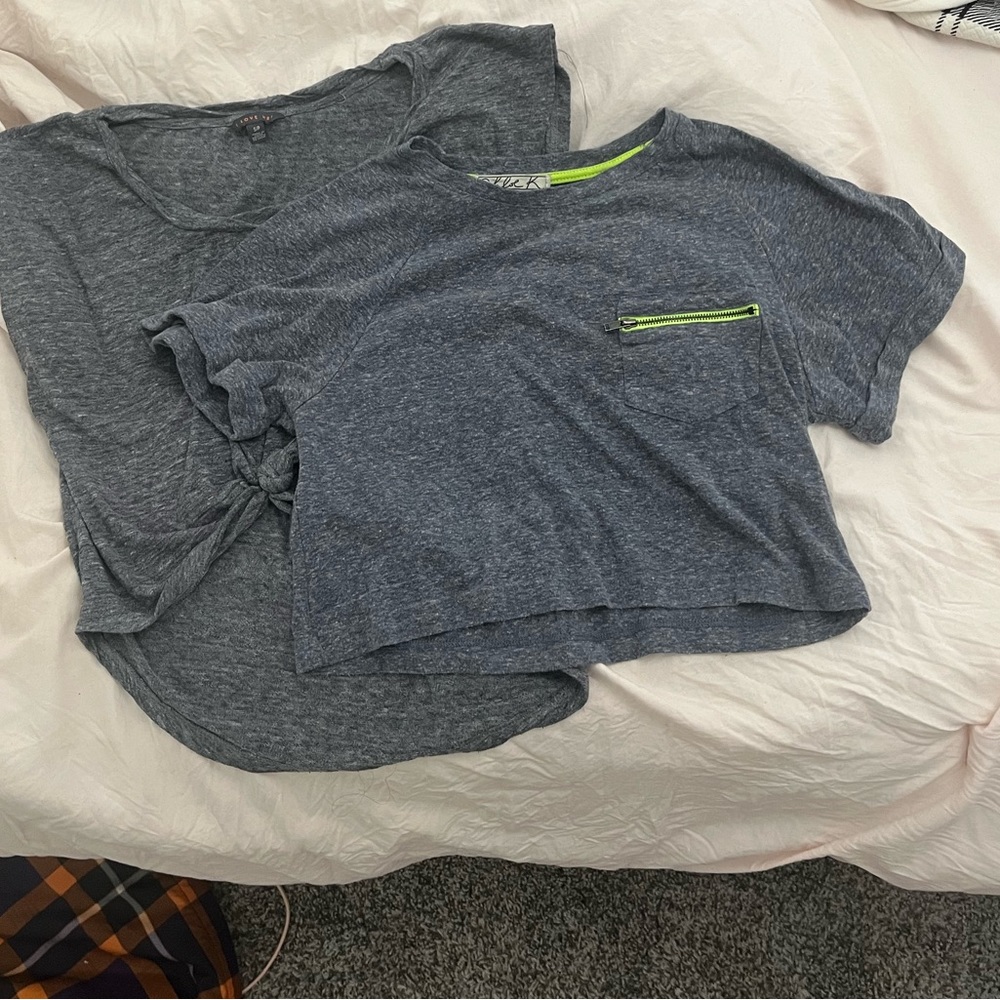 2-pack dark grey tops